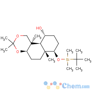 CAS No:676996-64-8 1h-naphtho[2,1-d][1,3]dioxin-10-ol, 7-[[(1,1-dimethylethyl)dimethylsilyl]oxy]decahydro-3,3,6a,10b-tetramethyl-, (4ar,6ar,7r,10r,10as,10br)-rel- (9ci)
