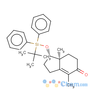 CAS No:678159-99-4 5h-inden-5-one, 1-[[(1,1-dimethylethyl)diphenylsilyl]oxy]-1,2,3,6,7,7a-hexahydro-4,7a-dimethyl-, (1s,7as)- (9ci)