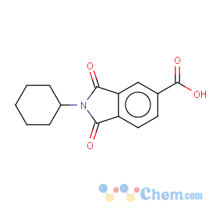 CAS No:67822-74-6 1H-Isoindole-5-carboxylicacid, 2-cyclohexyl-2,3-dihydro-1,3-dioxo-