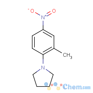 CAS No:67828-58-4 1-(2-methyl-4-nitrophenyl)pyrrolidine