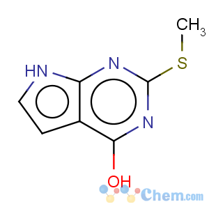 CAS No:67831-83-8 4H-Pyrrolo[2,3-d]pyrimidin-4-one,3,7-dihydro-2-(methylthio)-