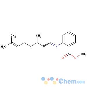 CAS No:67845-42-5 methyl 2-(3,7-dimethyloct-6-enylideneamino)benzoate