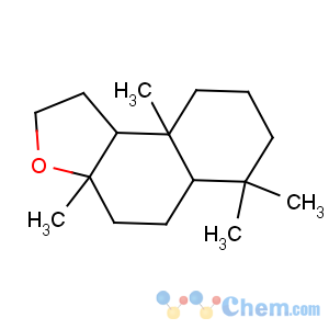 CAS No:6790-58-5 (3aR,5aS,9aS,9bR)-3a,6,6,9a-tetramethyl-2,4,5,5a,7,8,9,<br />9b-octahydro-1H-benzo[e][1]benzofuran