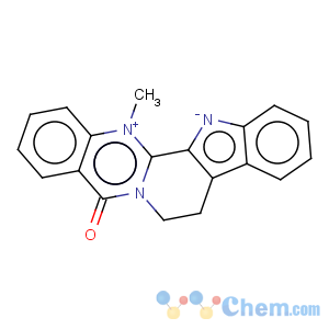 CAS No:67909-49-3 Indolo[2',3':3,4]pyrido[2,1-b]quinazolinium,8,13-dihydro-14-methyl-5-oxo-, inner salt