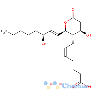 CAS No:67910-12-7 5-Heptenoic acid,7-[(2R,3S,4S)-tetrahydro-4-hydroxy-2-[(1E,3S)-3-hydroxy-1-octen-1-yl]-6-oxo-2H-pyran-3-yl]-,(5Z)-