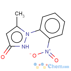 CAS No:67916-05-6 5-methyl-1-(2-nitrophenyl)pyrazol-3-one