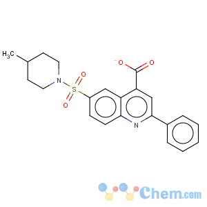 CAS No:6795-34-2 6-[(4-methylpiperidin-1-yl)sulfonyl]-2-phenylquinoline-4-carboxylate