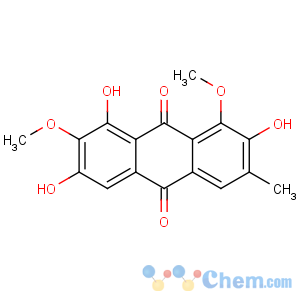 CAS No:67979-25-3 1,3,7-trihydroxy-2,8-dimethoxy-6-methylanthracene-9,10-dione