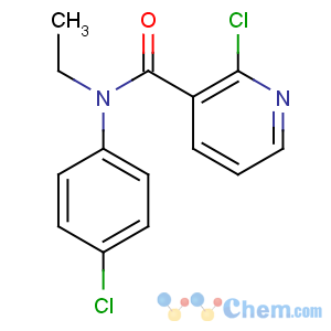 CAS No:680213-92-7 2-chloro-N-(4-chlorophenyl)-N-ethylpyridine-3-carboxamide