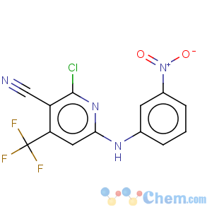 CAS No:680214-05-5 2-Chloro-6-(3-nitroanilino)-4-(trifluoromethyl)nicotinonitrile
