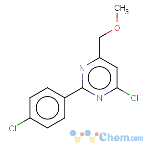 CAS No:680214-63-5 4-chloro-2-(4-chlorophenyl)-6-(methoxymethyl)pyrimidine