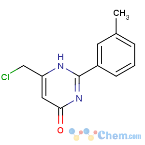 CAS No:680214-71-5 6-(chloromethyl)-2-(3-methylphenyl)-1H-pyrimidin-4-one