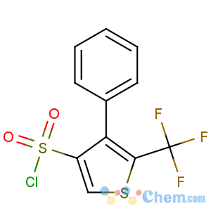 CAS No:680215-52-5 4-phenyl-5-(trifluoromethyl)thiophene-3-sulfonyl chloride