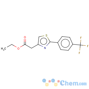 CAS No:680215-92-3 Ethyl 2-{2-[4-(trifluoromethyl)phenyl]-1,3-thiazol-4-yl}acetate