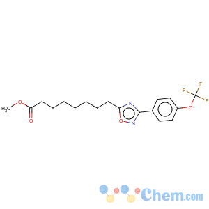 CAS No:680216-05-1 1,2,4-Oxadiazole-5-octanoicacid, 3-[4-(trifluoromethoxy)phenyl]-, methyl ester