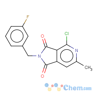 CAS No:680216-24-4 4-Chloro-2-(3-fluorobenzyl)-6-methyl-1H-pyrrolo[3,4-c]pyridine-1,3(2H)-dione