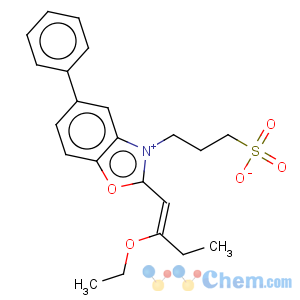 CAS No:68025-27-4 3-{2-[2-ethoxybut-1-enyl]-5-phenyl-1,3-benzoxazol-3-ium-3-yl}propane-1-sulfonate