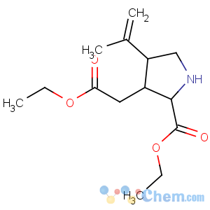 CAS No:68039-39-4 ethyl<br />(2S,3S,<br />4S)-3-(2-ethoxy-2-oxoethyl)-4-prop-1-en-2-ylpyrrolidine-2-carboxylate