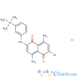 CAS No:68123-13-7 [3-[(4,8-diamino-6-bromo-1,<br />5-dioxonaphthalen-2-yl)amino]phenyl]-trimethylazanium