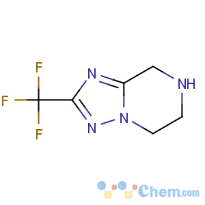 CAS No:681249-57-0 2-(trifluoromethyl)-5,6,7,8-tetrahydro-[1,2,4]triazolo[1,5-a]pyrazine