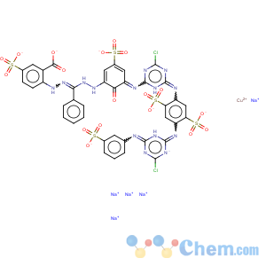 CAS No:68132-91-2 Cuprate(6-), [2-[[[[3-[[4-chloro-6-[[4-[[4-chloro-6-[(3-sulfophenyl)amino]-1,3,5-triazin-2-yl]amino]-2,5-disulfophenyl]amino]-1,3,5-triazin-2-yl]amino]-2-hydroxy-5-sulfophenyl]azo]phenylmethyl]azo]-5-sulfobenzoato(8-)]-, pentasodium hydrogen, (SP-4-3)-