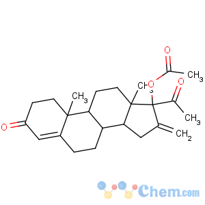 CAS No:6815-51-6 Pregn-4-ene-3,20-dione,17-(acetyloxy)-16-methylene-