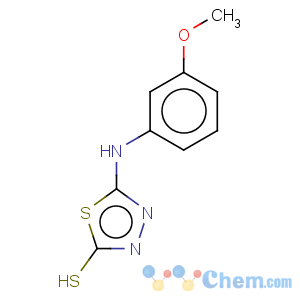 CAS No:68161-58-0 1,3,4-Thiadiazole-2(3H)-thione,5-[(3-methoxyphenyl)amino]-