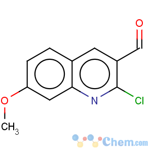 CAS No:68236-20-4 3-Quinolinecarboxaldehyde,2-chloro-7-methoxy-