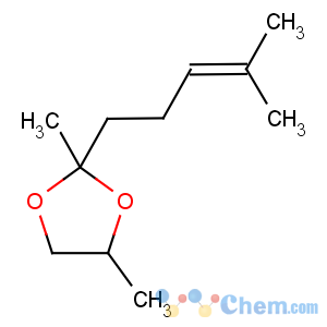 CAS No:68258-95-7 2,4-dimethyl-2-(4-methylpent-3-enyl)-1,3-dioxolane