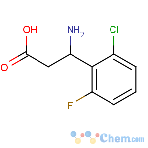 CAS No:682803-80-1 3-amino-3-(2-chloro-6-fluorophenyl)propanoic acid