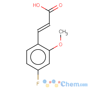 CAS No:682804-98-4 2-Propenoic acid,3-(4-fluoro-2-methoxyphenyl)-