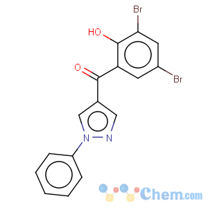 CAS No:68287-77-4 4-(3,5-Dibromo-2-hydroxybenzoyl)-1-phenylpyrazole