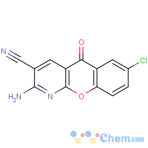CAS No:68302-10-3 2-amino-7-chloro-5-oxochromeno[2,3-b]pyridine-3-carbonitrile