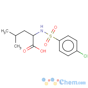 CAS No:68305-77-1 2-{[(4-chlorophenyl)sulfonyl]amino}-4-methylpentanoic acid
