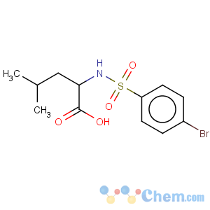 CAS No:68305-78-2 2-{[(4-bromophenyl)sulfonyl]amino}-4-methylpentanoic acid