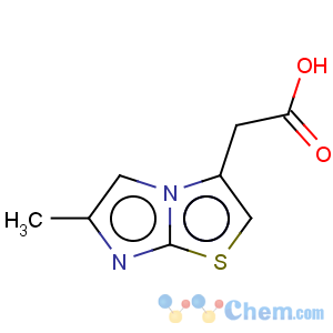 CAS No:68347-90-0 (6-methylimidazo[2,1-b][1,3]thiazol-3-yl)acetic acid