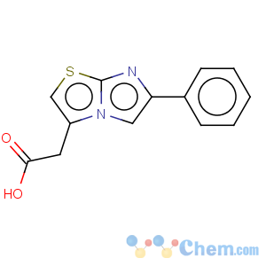 CAS No:68347-91-1 (6-phenylimidazo[2,1-b][1,3]thiazol-3-yl)acetic acid