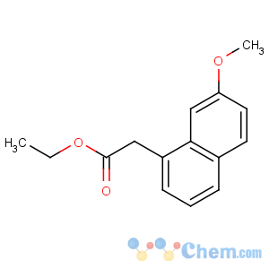 CAS No:6836-21-1 ethyl 2-(7-methoxynaphthalen-1-yl)acetate