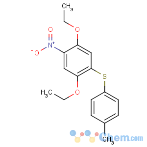 CAS No:68400-47-5 1,4-diethoxy-2-(4-methylphenyl)sulfanyl-5-nitrobenzene