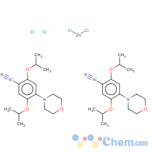 CAS No:68413-64-9 2,5-Bis(1-methylethoxy)-4-(morpholino)benzenediazonium tetrachlorozincate (2:1)