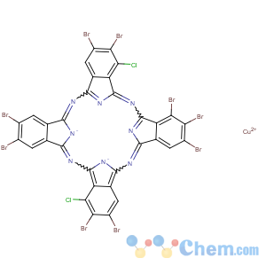 CAS No:68425-85-4 Copper,[1,2,3,9,10,16,17,23,24-nonabromo-11,25-dichloro-29H,31H-phthalocyaninato(2-)-kN29,kN30,kN31,kN32]-, (SP-4-2)-