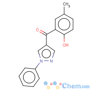 CAS No:68430-93-3 4-(2-Hydroxy-5-methylbenzoyl)-1-phenylpyrazole