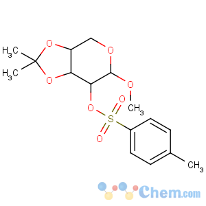 CAS No:6847-76-3 3-methoxy-8,8-dimethyl-2-(4-methylphenyl)sulfonyloxy-4,7,9-trioxabicyclo[4.3.0]nonane