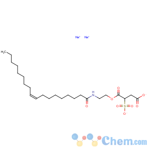 CAS No:68479-64-1 Butanedioicacid, 2-sulfo-, mono[2-[[(9Z)-1-oxo-9-octadecen-1-yl]amino]ethyl] ester, sodiumsalt (1:2)