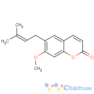 CAS No:68486-71-5 7-methoxy-6-(3-methylbut-2-enyl)chromen-2-one