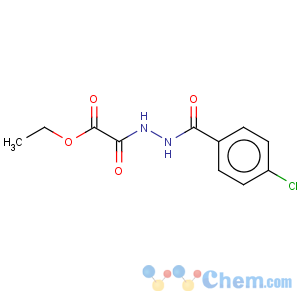 CAS No:68496-99-1 Ethyl 2-[2-(4-chlorobenzoyl)hydrazino]-2-oxoacetate