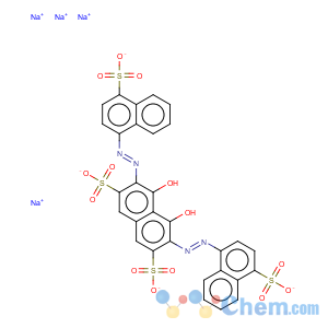 CAS No:68504-34-7 Bis-2,7-(naphthaleneazo-4-sulfo)-1,8-dihydroxynaphthalene-3,6-disulfonic acid tetrasodium salt