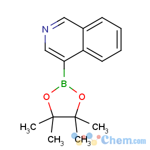 CAS No:685103-98-4 4-(4,4,5,5-tetramethyl-1,3,2-dioxaborolan-2-yl)isoquinoline