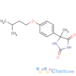 CAS No:68524-21-0 2,4-Imidazolidinedione,5-methyl-5-[4-(3-methylbutoxy)phenyl]-