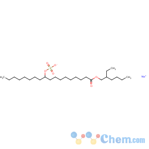 CAS No:68541-52-6 Octadecanoic acid, 9(or10)-(sulfooxy)-, 1-(2-ethylhexyl) ester, sodium salt (1:1)